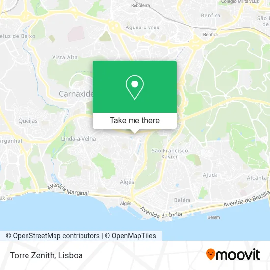 Torre Zenith map