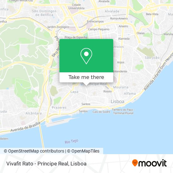 Vivafit Rato - Príncipe Real map