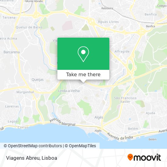 Viagens Abreu map