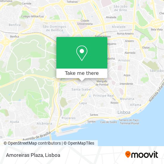 Amoreiras Plaza map