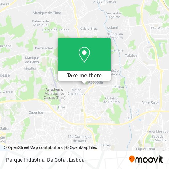 Parque Industrial Da Cotai map