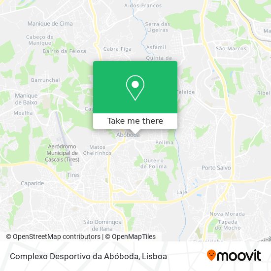 Complexo Desportivo da Abóboda map