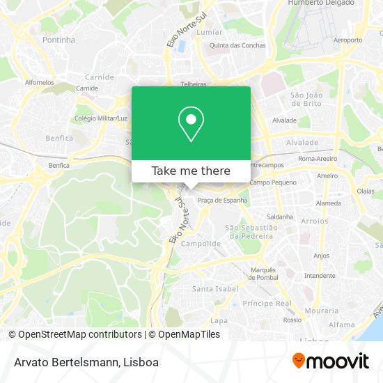 Arvato Bertelsmann mapa