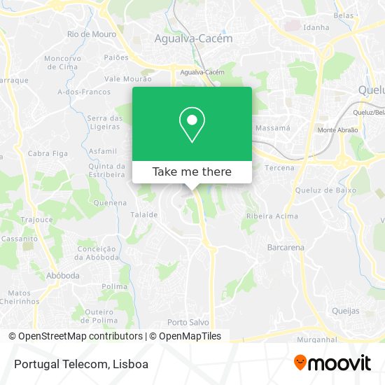 Portugal Telecom map