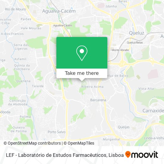 LEF - Laboratório de Estudos Farmacêuticos map