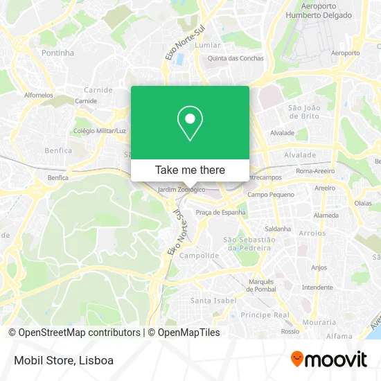 Mobil Store map
