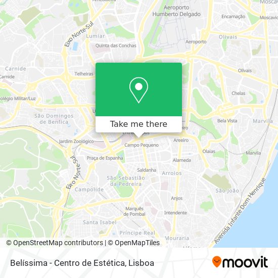Belíssima - Centro de Estética map