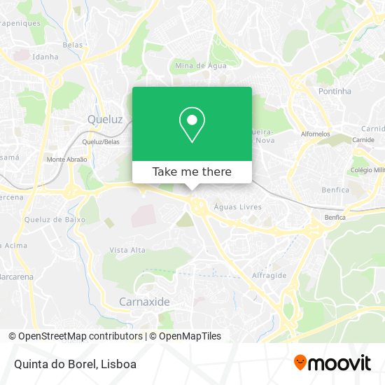 Quinta do Borel mapa