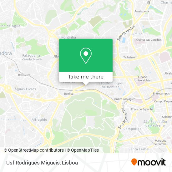 Usf Rodrigues Migueis mapa