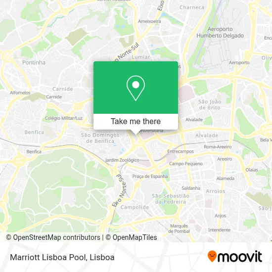 Marriott Lisboa Pool map