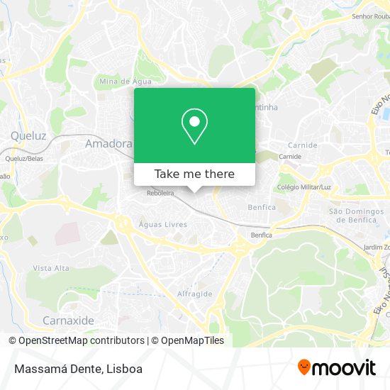Massamá Dente mapa