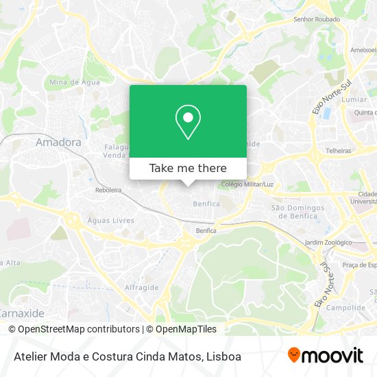 Atelier Moda e Costura Cinda Matos map
