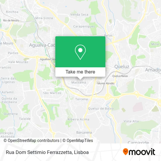 Rua Dom Settimio Ferrazzetta map