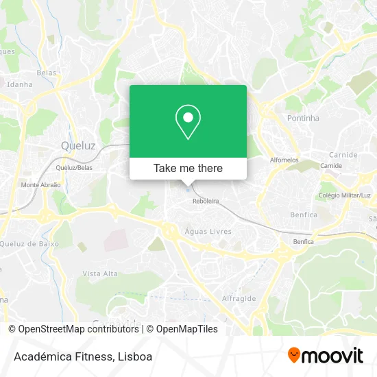 Académica Fitness mapa