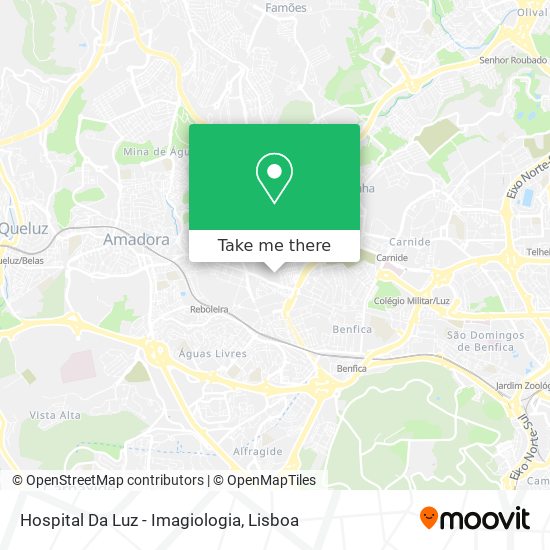 Hospital Da Luz - Imagiologia map
