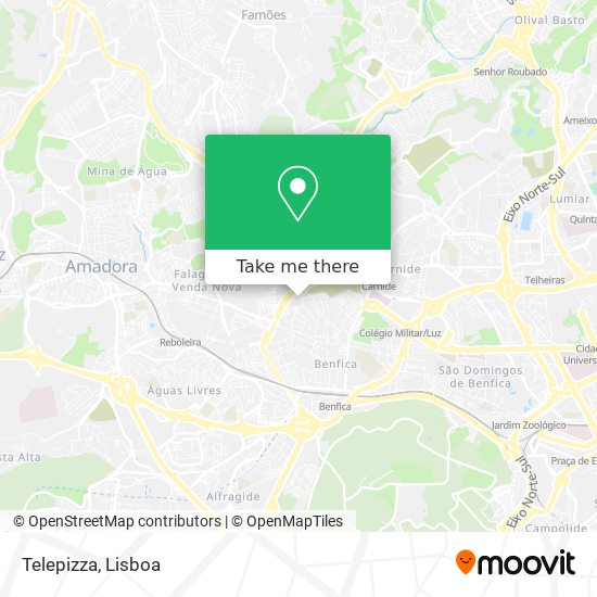 Telepizza map