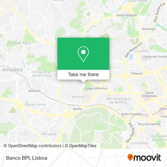 Banco BPI map