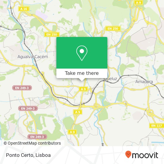 Ponto Certo map