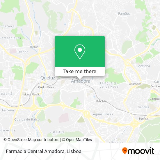 Farmácia Central Amadora map
