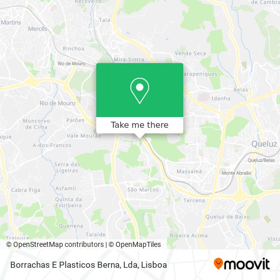 Borrachas E Plasticos Berna, Lda mapa