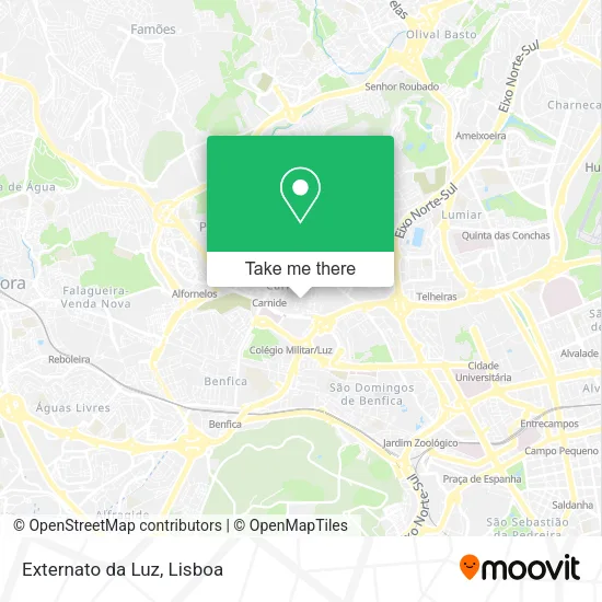 Externato da Luz map