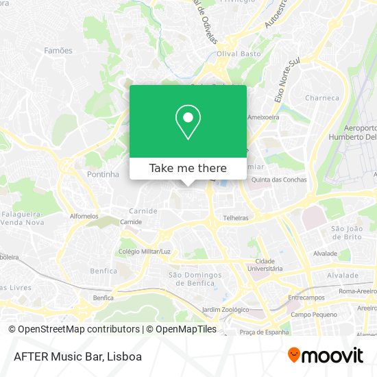 AFTER Music Bar mapa