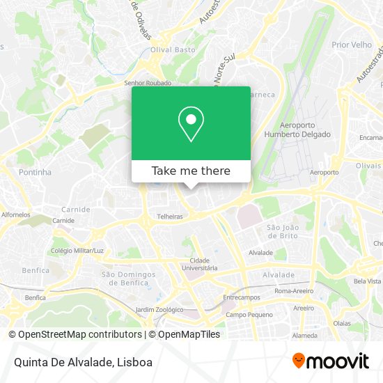 Quinta De Alvalade mapa
