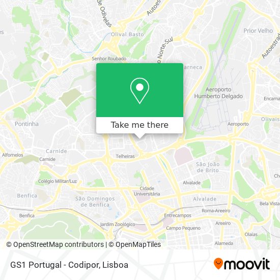 GS1 Portugal - Codipor mapa