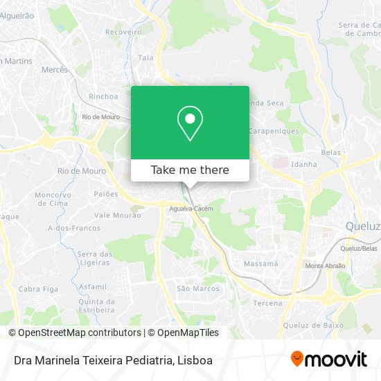 Dra Marinela Teixeira Pediatria mapa