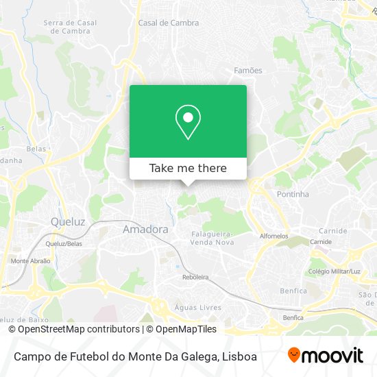 Campo de Futebol do Monte Da Galega map