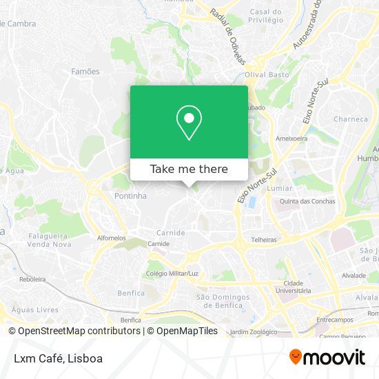 Lxm Café map