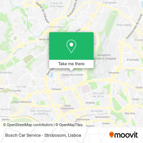Bosch Car Service - Strobosom map
