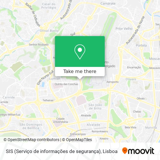 SIS (Serviço de informações de segurança) map