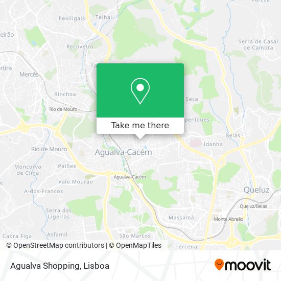 Agualva Shopping map