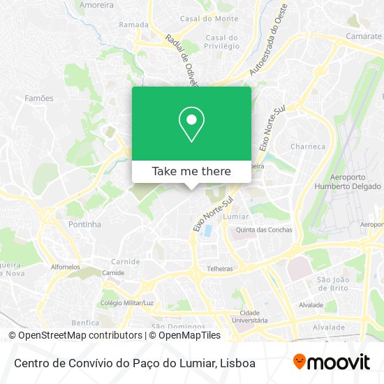Centro de Convívio do Paço do Lumiar map