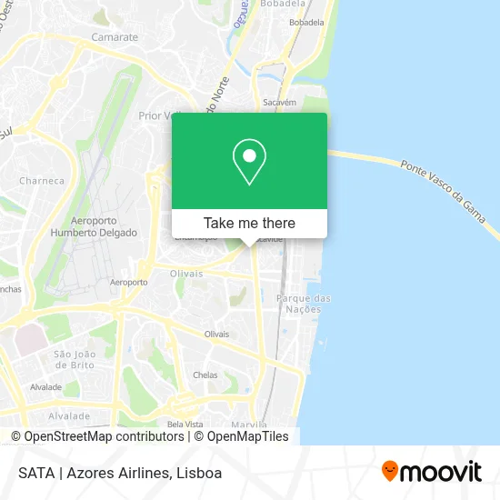 SATA | Azores Airlines map