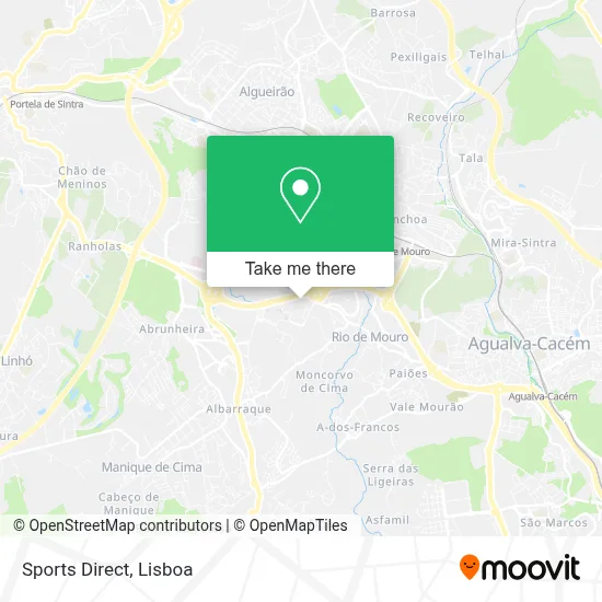 Sports Direct map