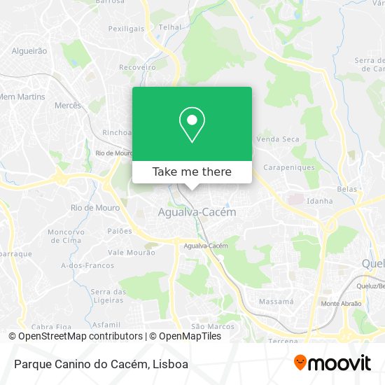 Parque Canino do Cacém map