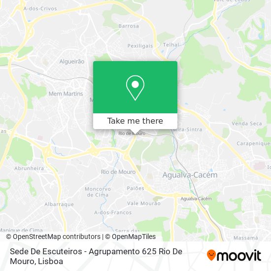 Sede De Escuteiros - Agrupamento 625 Rio De Mouro map