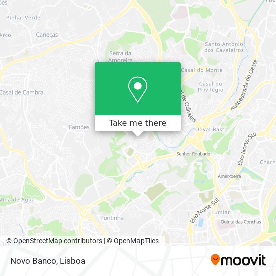 Novo Banco mapa