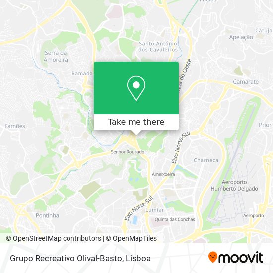 Grupo Recreativo Olival-Basto mapa