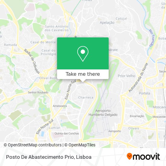 Posto De Abastecimento Prio mapa