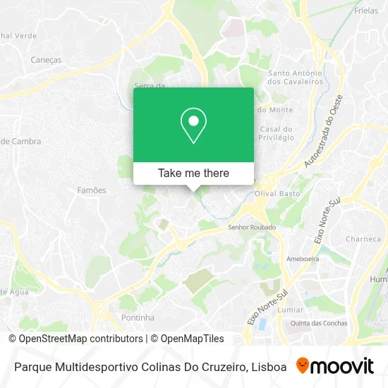 Parque Multidesportivo Colinas Do Cruzeiro map