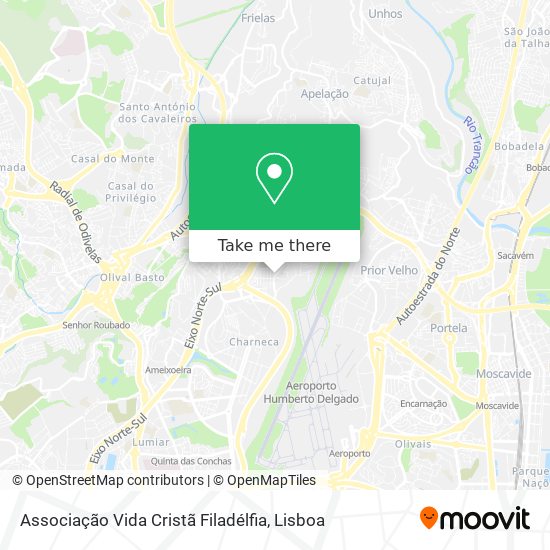 Associação Vida Cristã Filadélfia map