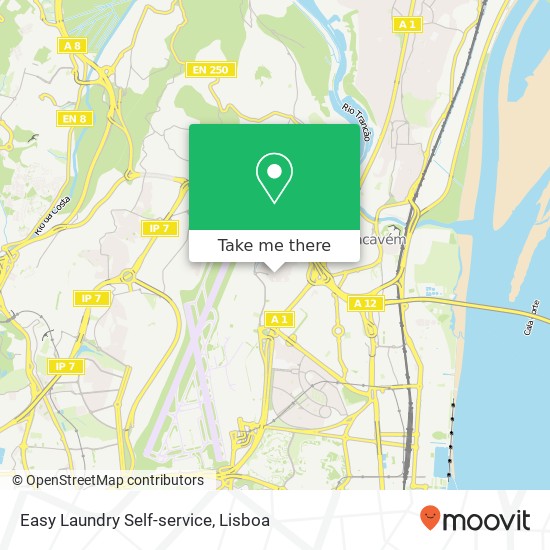 Easy Laundry Self-service map