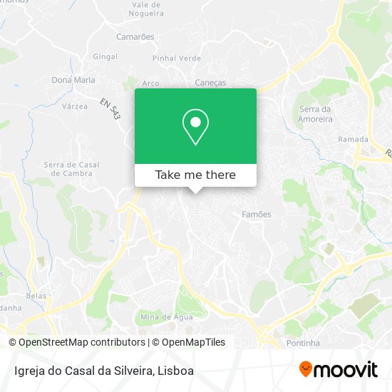 Igreja do Casal da Silveira map