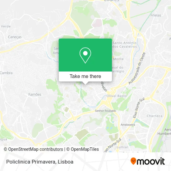 Policlinica Primavera map