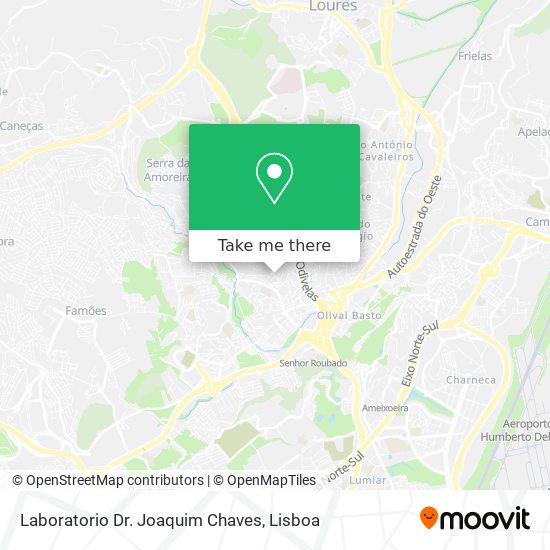 Laboratorio Dr. Joaquim Chaves map