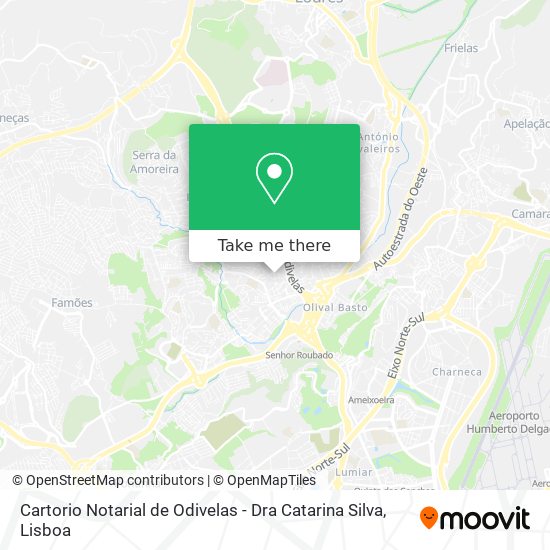 Cartorio Notarial de Odivelas - Dra Catarina  Silva map