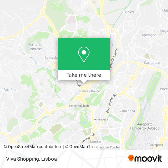 Viva Shopping map